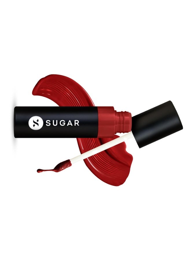 SUGAR Cosmetics Partner In Shine Transferproof Glossy Lipstick | Lasts upto 24hrs | Transferproof & Smudgeproof - 3ml - 12 Crimson Cognac - Image 3